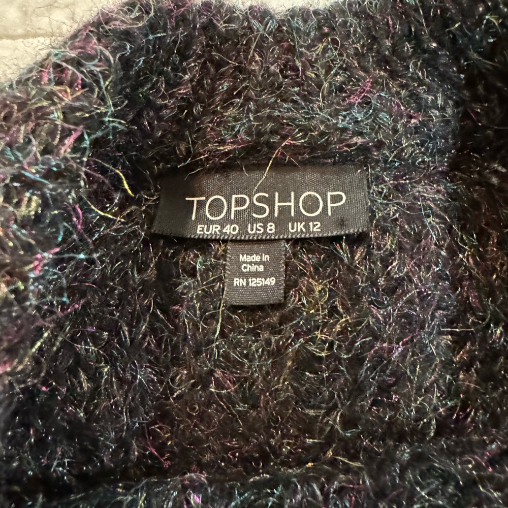 Multi-color Topshop sweater.